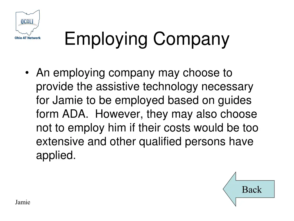 employing company