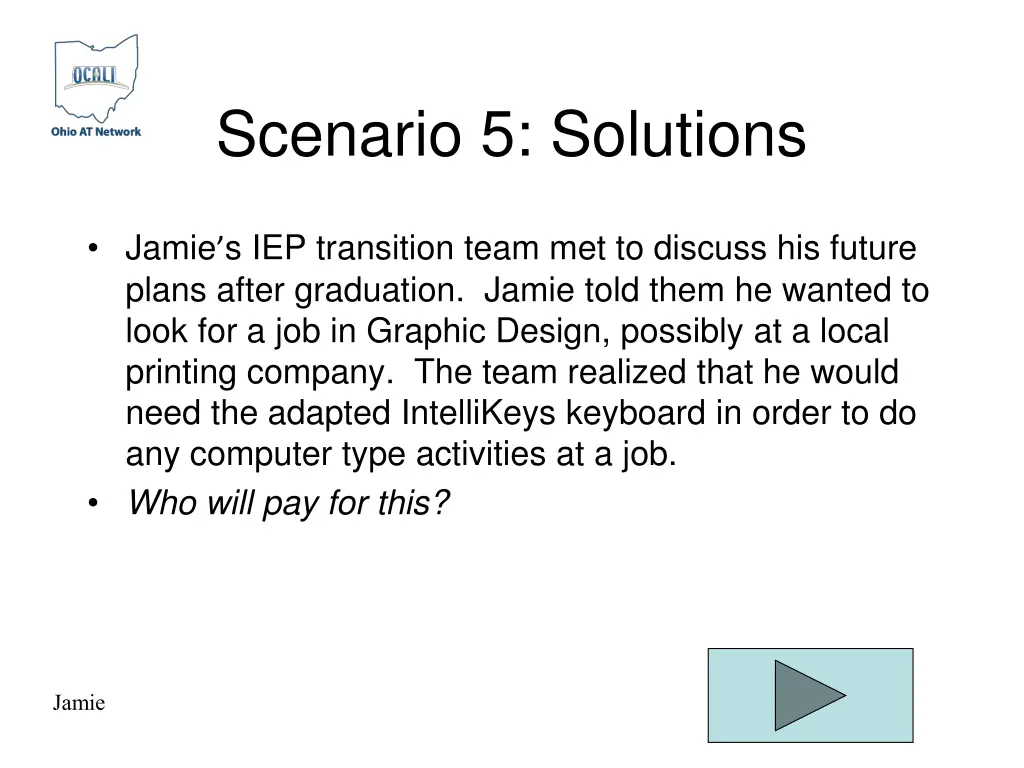 scenario 5 solutions