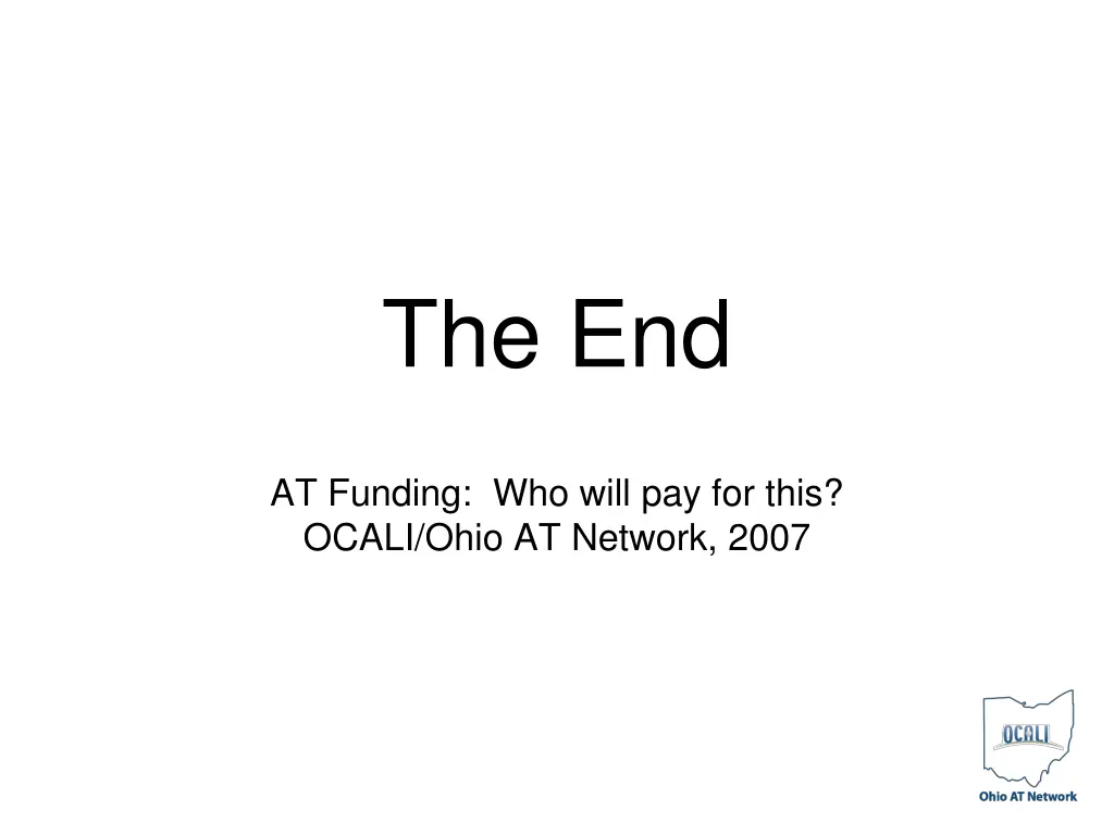 the end