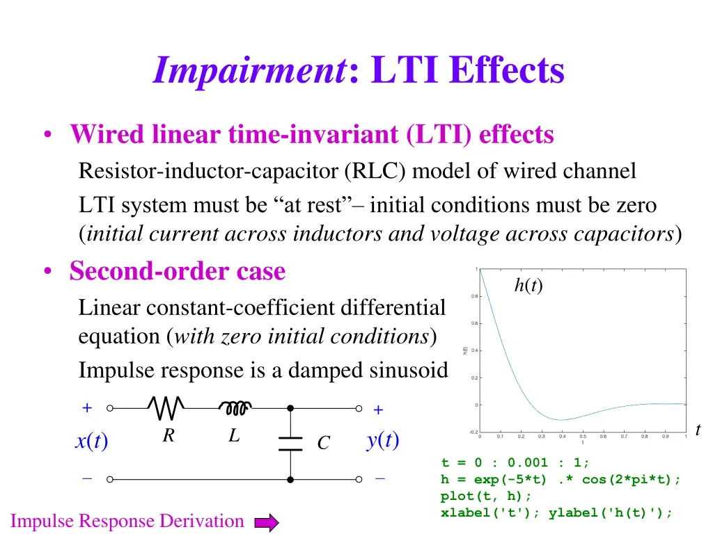 impairment lti effects