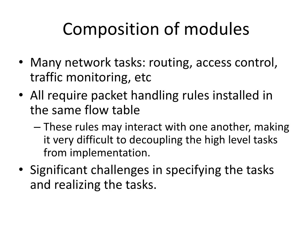 composition of modules