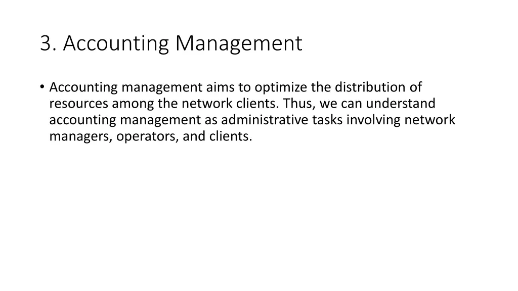 3 accounting management