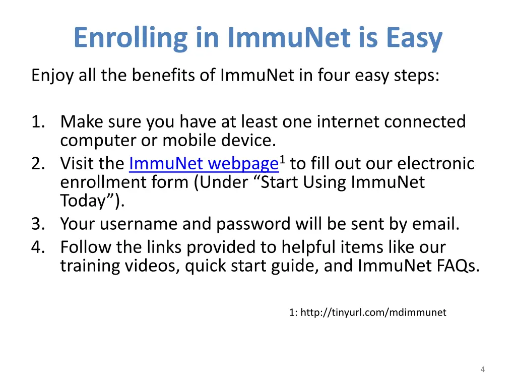 enrolling in immunet is easy