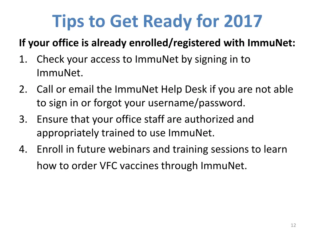 tips to get ready for 2017
