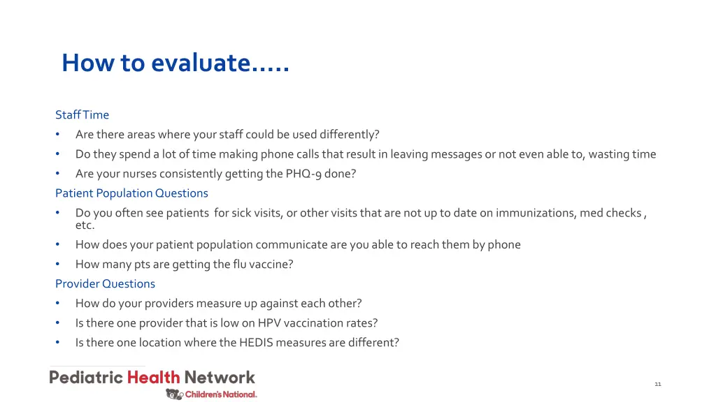 how to evaluate