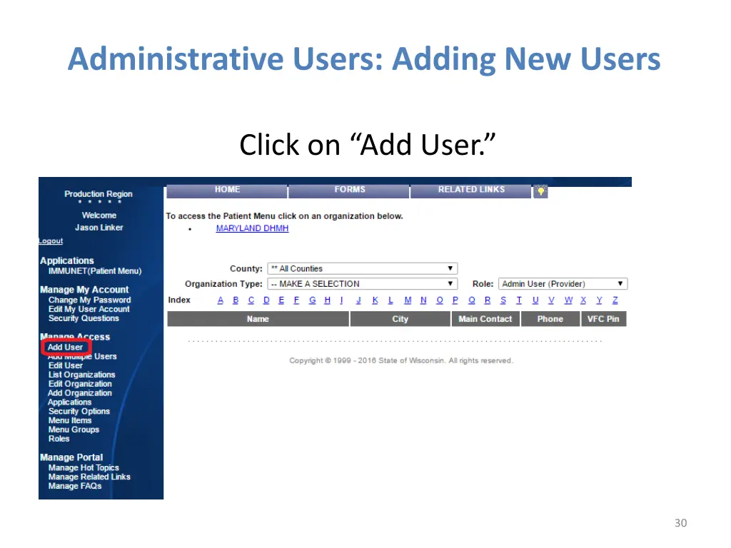 administrative users adding new users 1