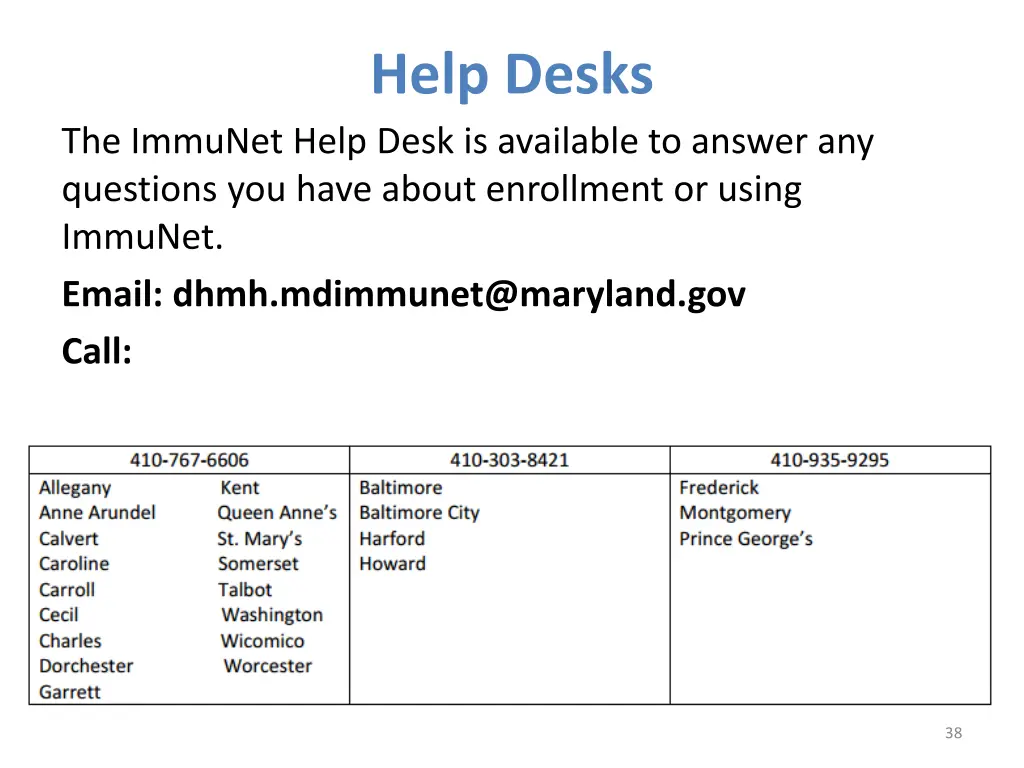 help desks