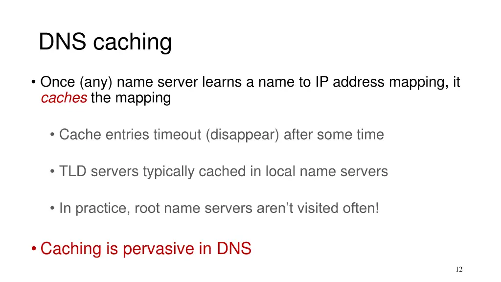 dns caching