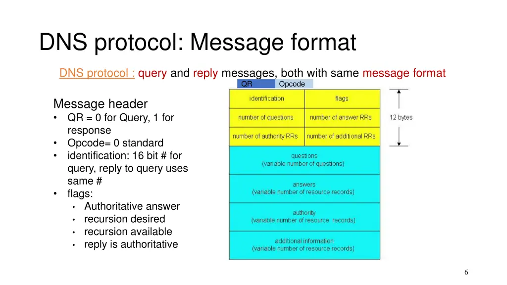 dns protocol message format