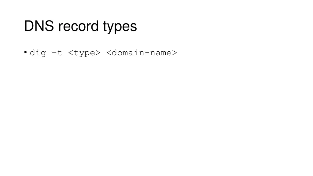 dns record types
