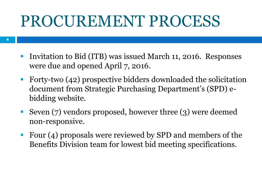 procurement process