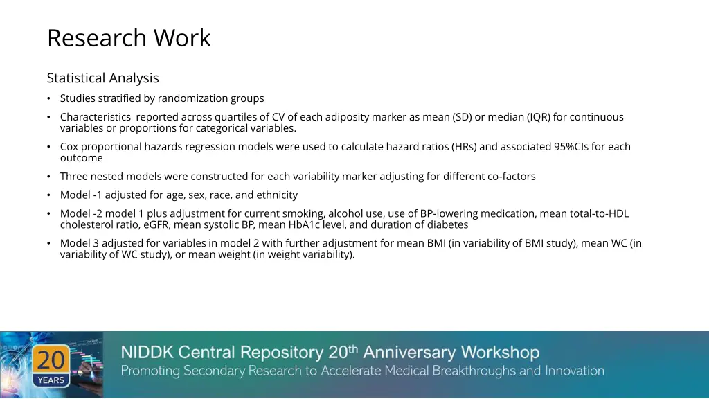 research work 2