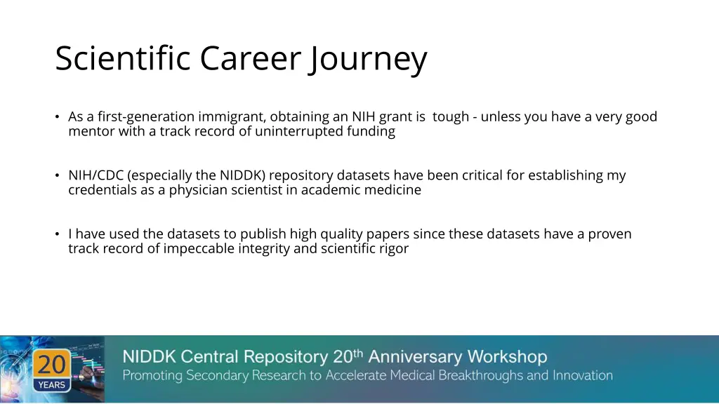 scientific career journey