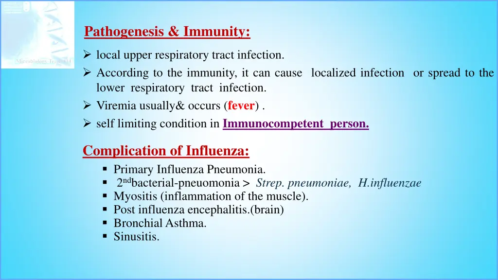 pathogenesis immunity