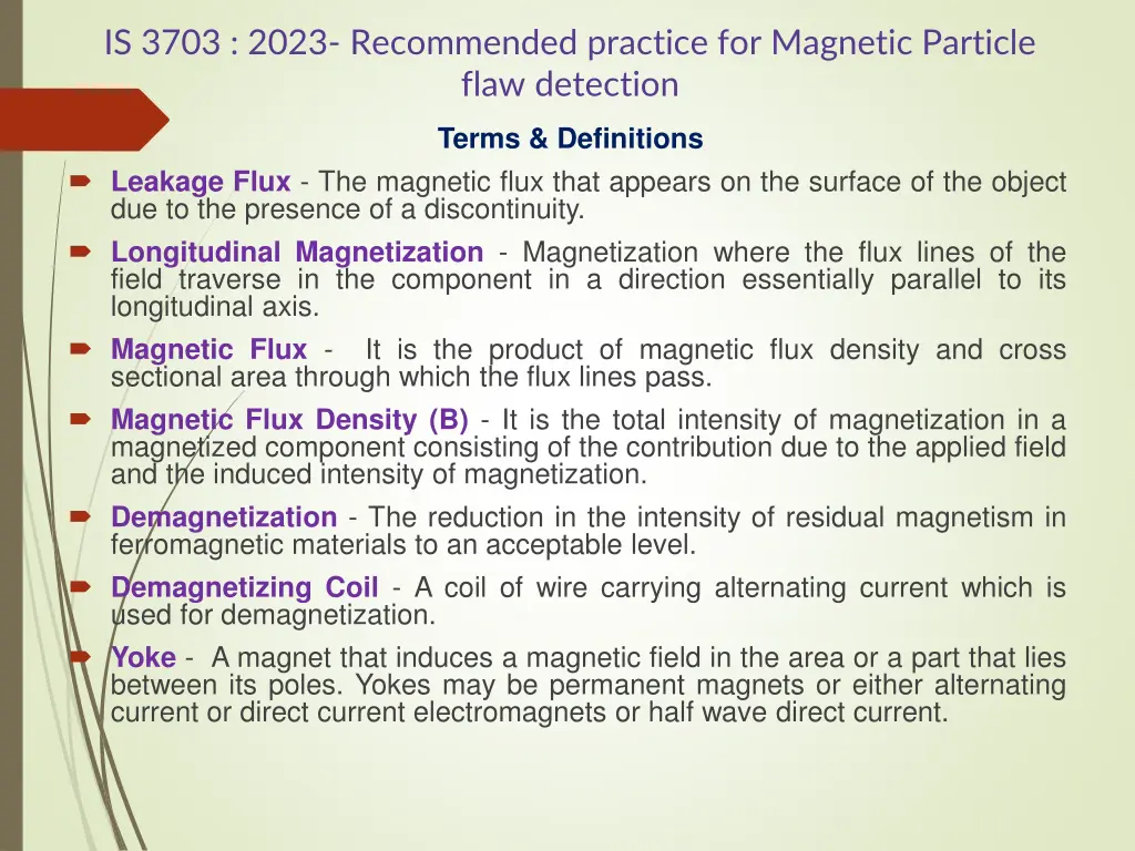 is 3703 2023 recommended practice for magnetic 2