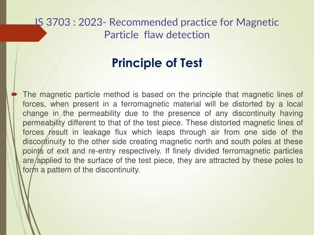 is 3703 2023 recommended practice for magnetic 3