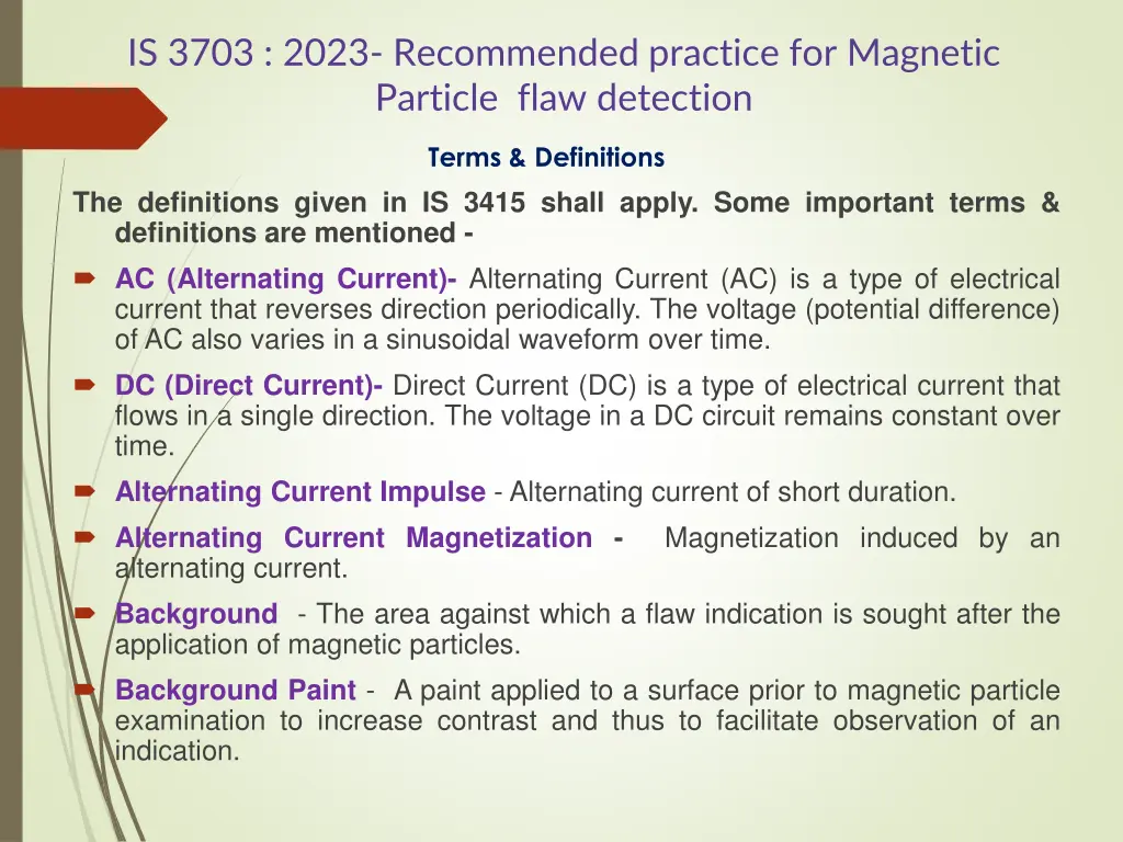 is 3703 2023 recommended practice for magnetic