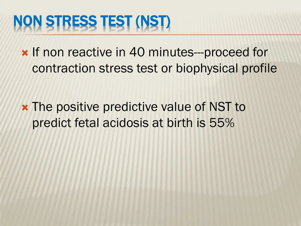 non stress test non stress test nst