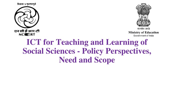 ict for teaching and learning of social sciences