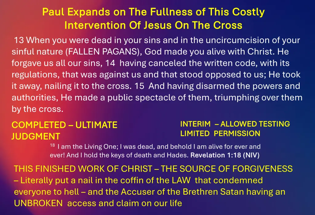 paul expands on the fullness of this costly paul