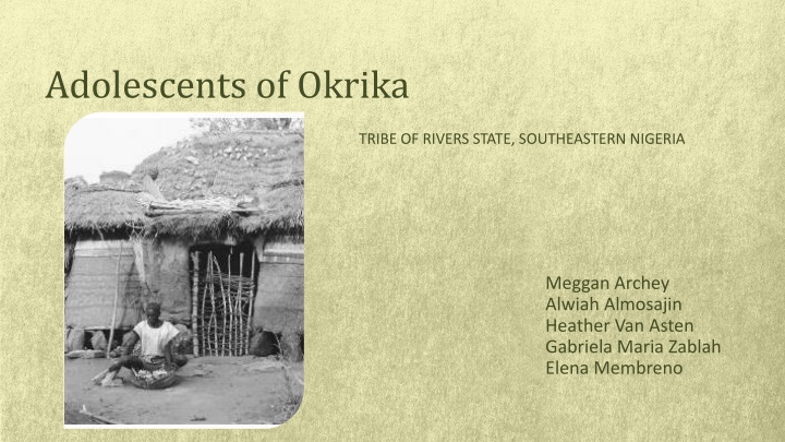 adolescents of okrika