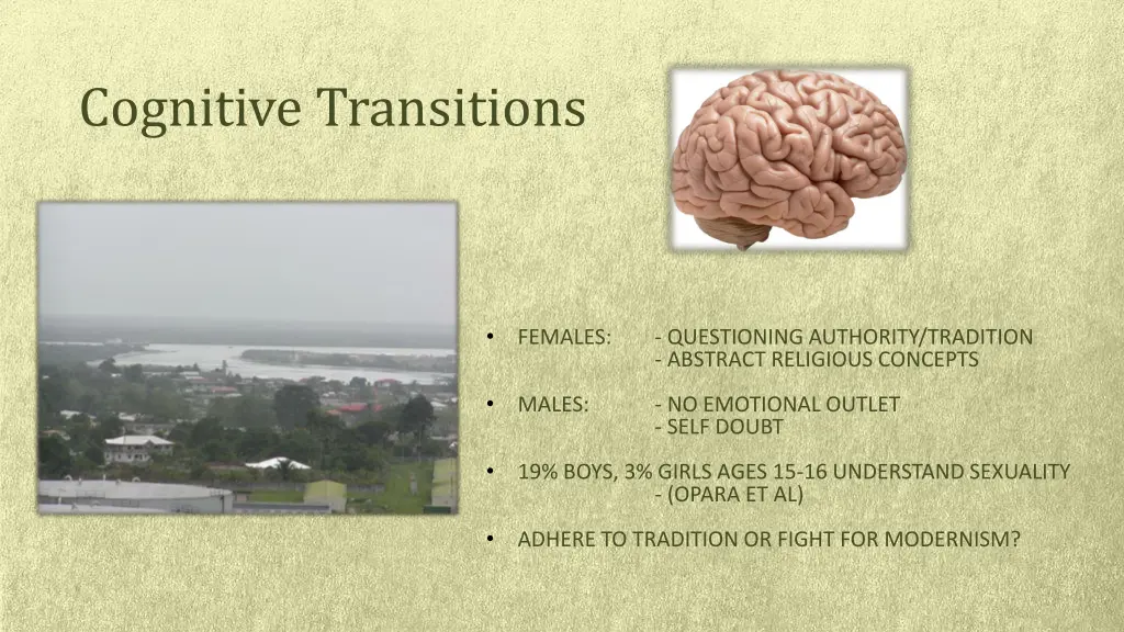 cognitive transitions