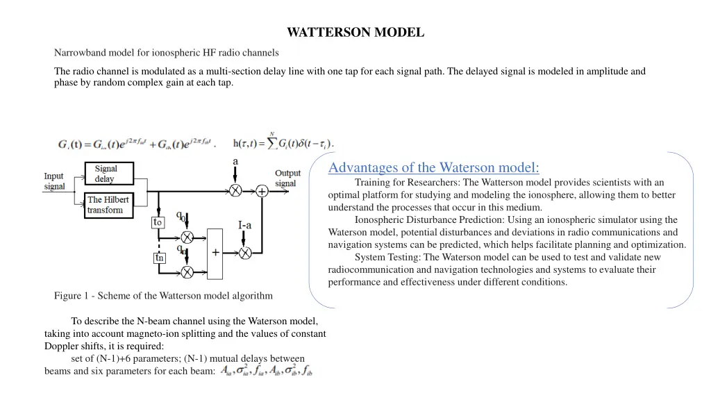 watterson model