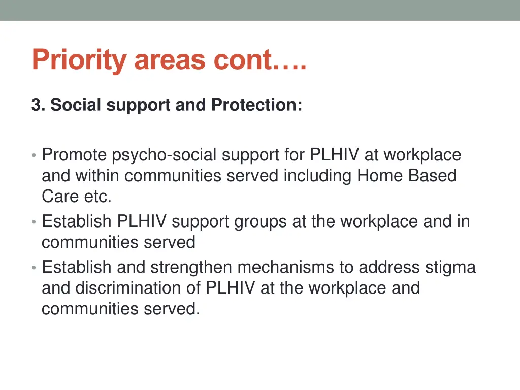 priority areas cont 2