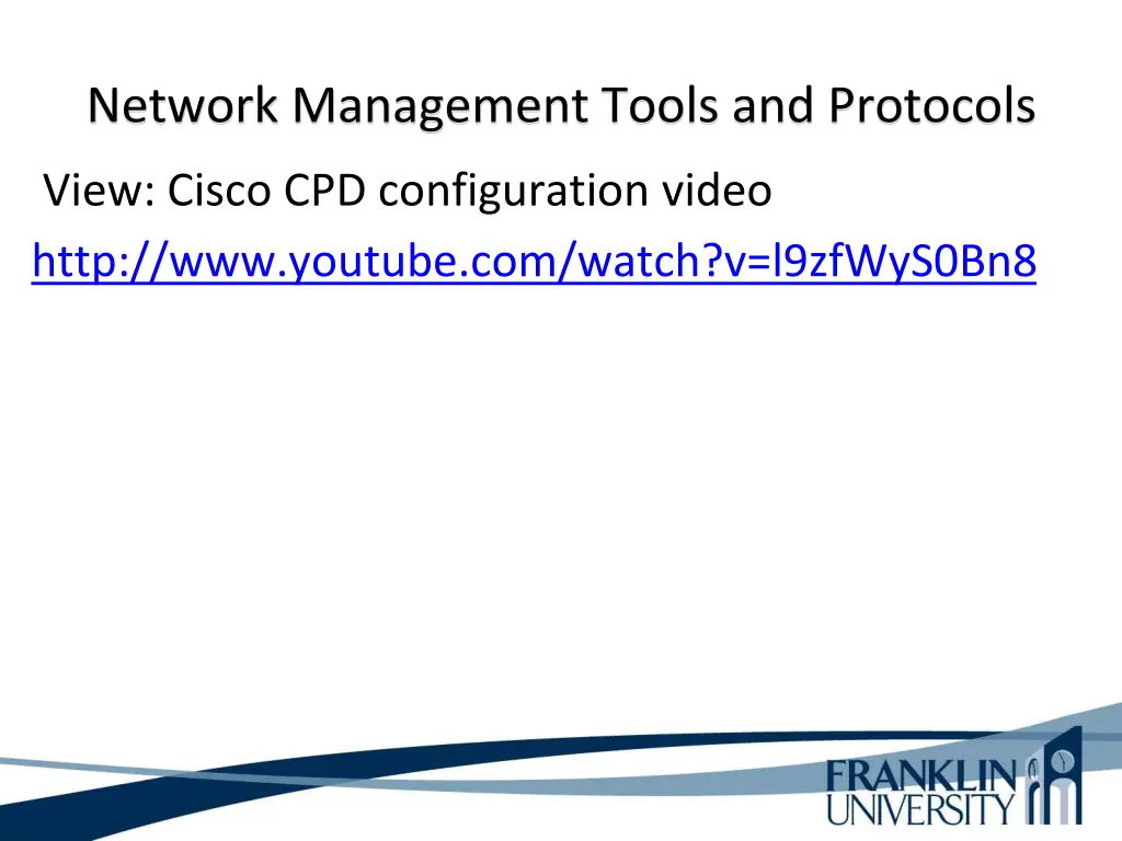 network management tools and protocols 6