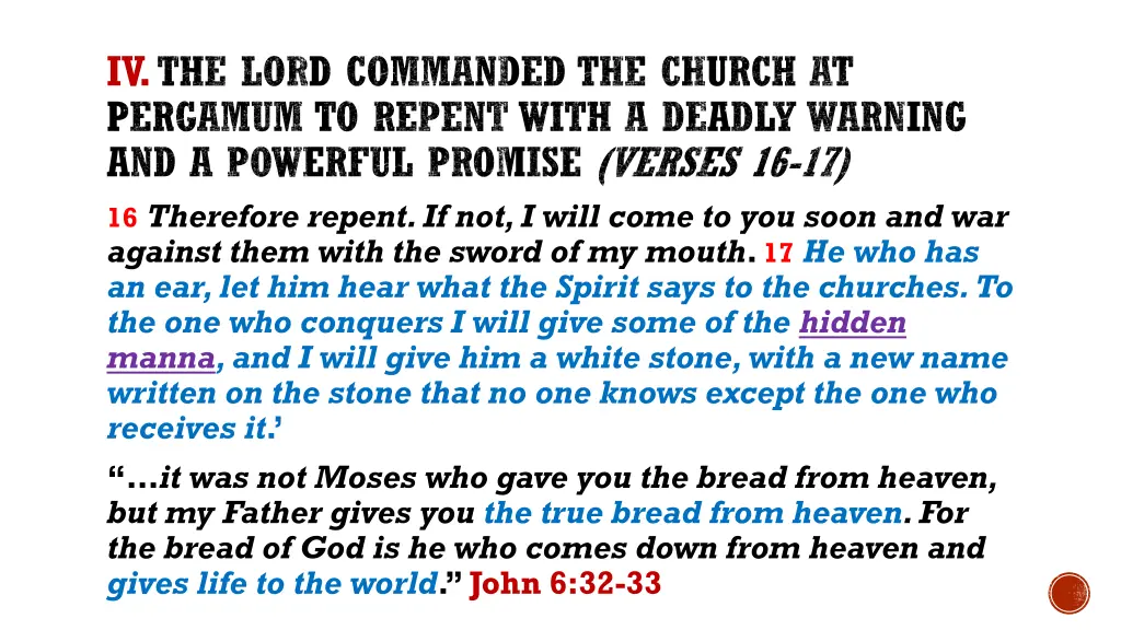 iv the lord commanded the church at pergamum 1