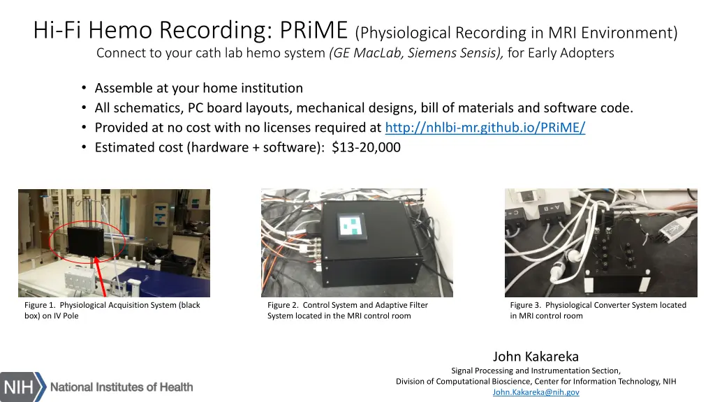 hi fi hemo recording prime physiological