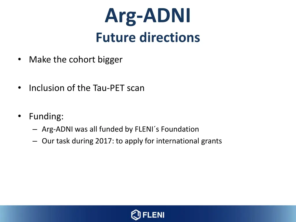 arg adni future directions