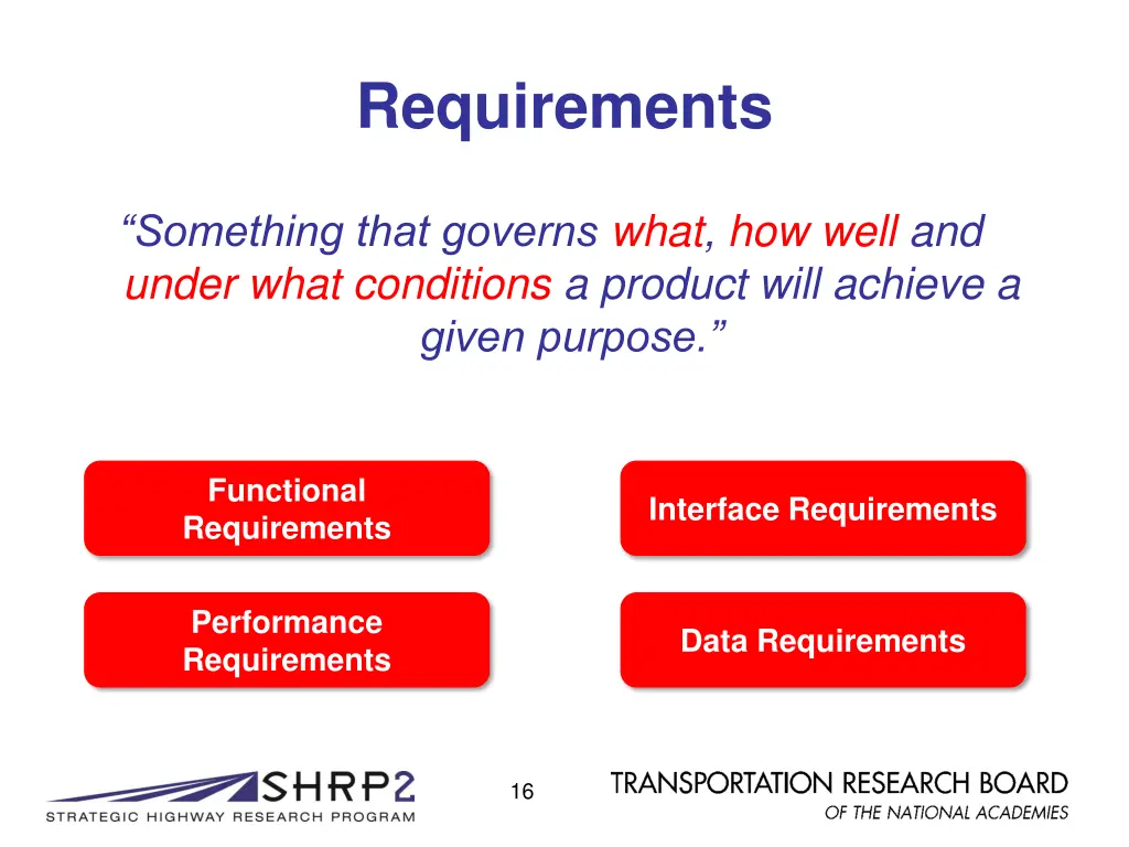 requirements