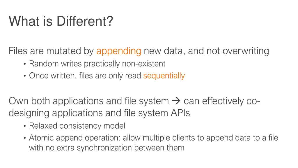what is different 1