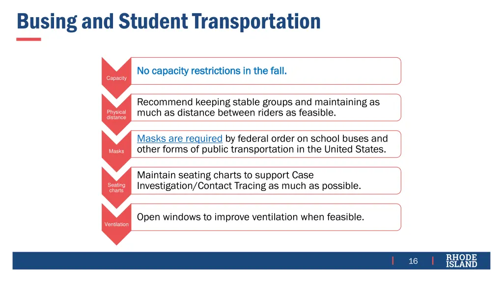 busing and student transportation