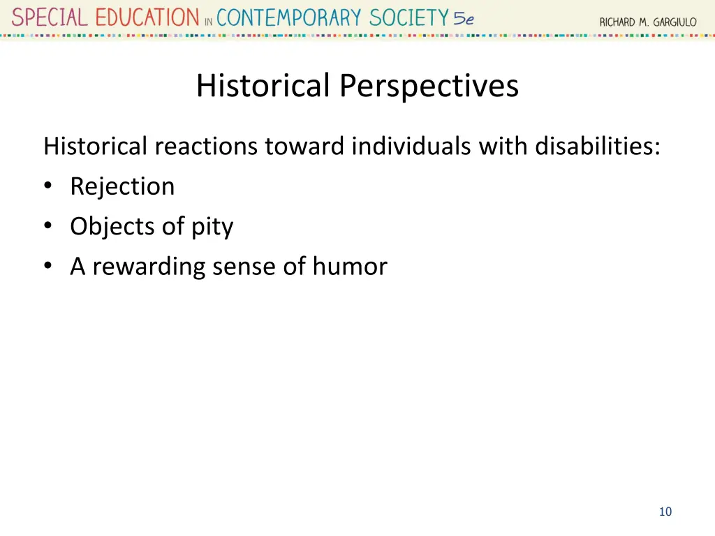 historical perspectives