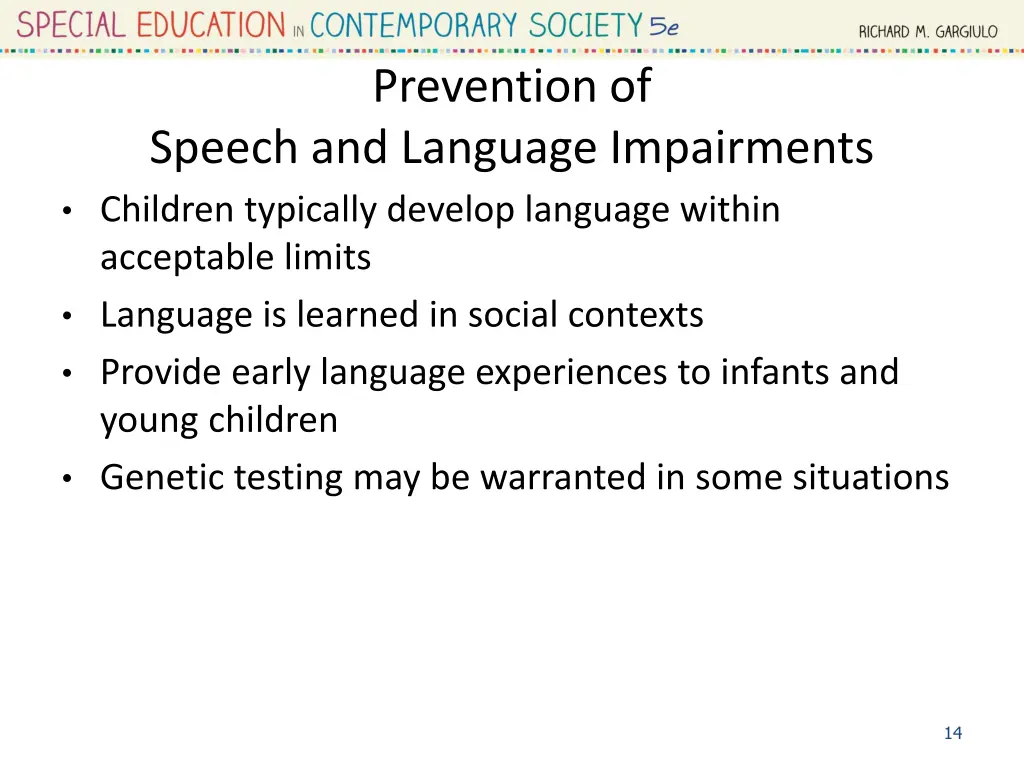 prevention of
