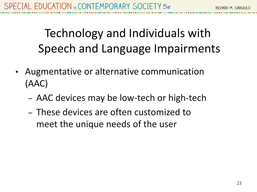 technology and individuals with speech