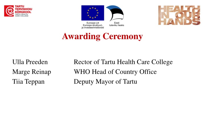 awarding ceremony