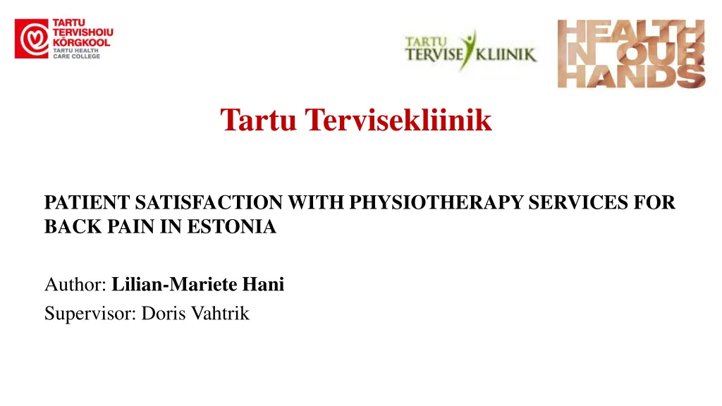 tartu tervisekliinik