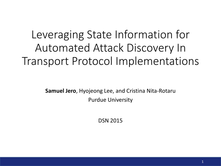 leveraging state information for automated attack