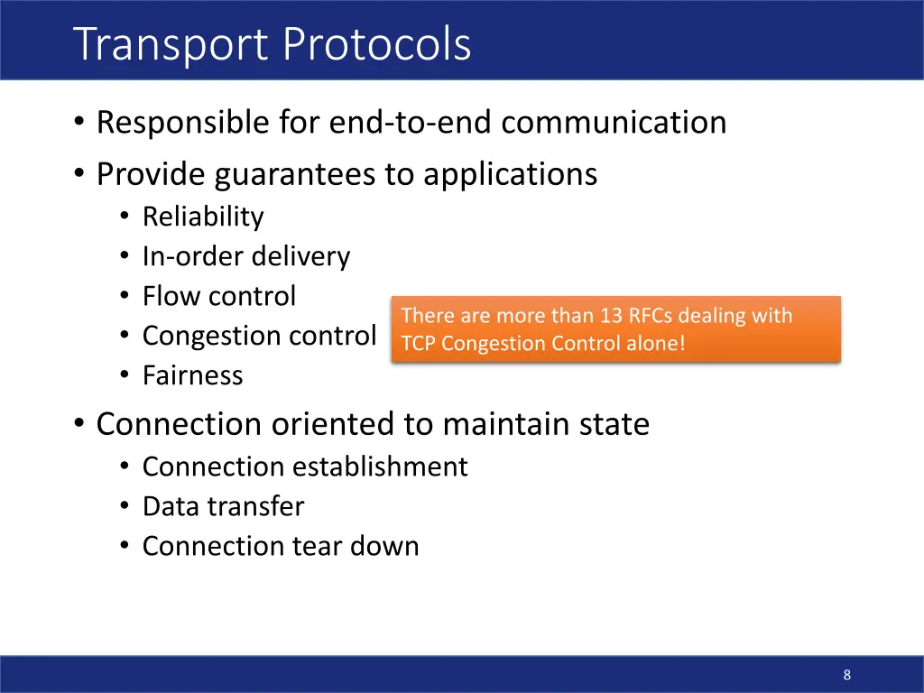transport protocols 1