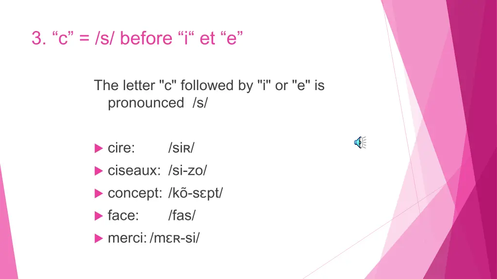 3 c s before i et e