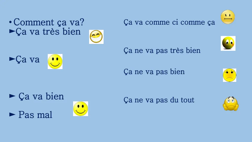 comment a va comment a va a va tr s bien