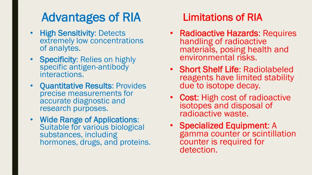 advantages of ria advantages of ria high
