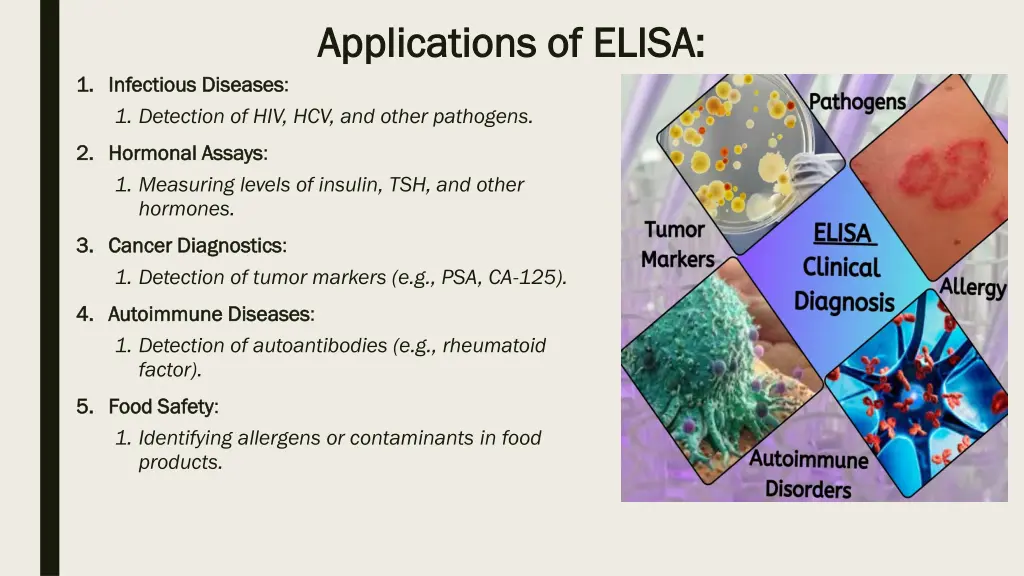 applications of elisa applications of elisa