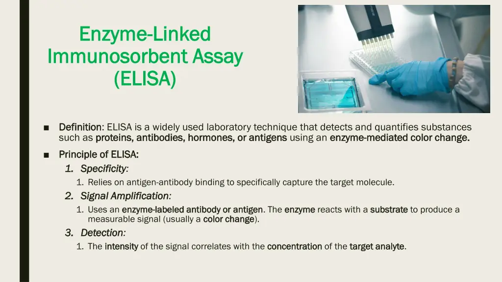 enzyme enzyme linked immunosorbent assay