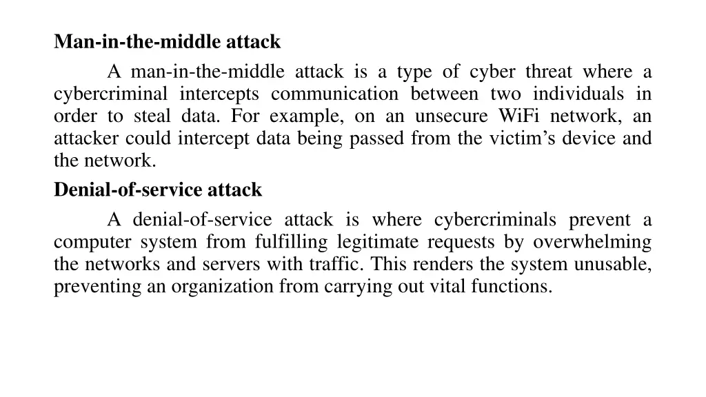 man in the middle attack a man in the middle