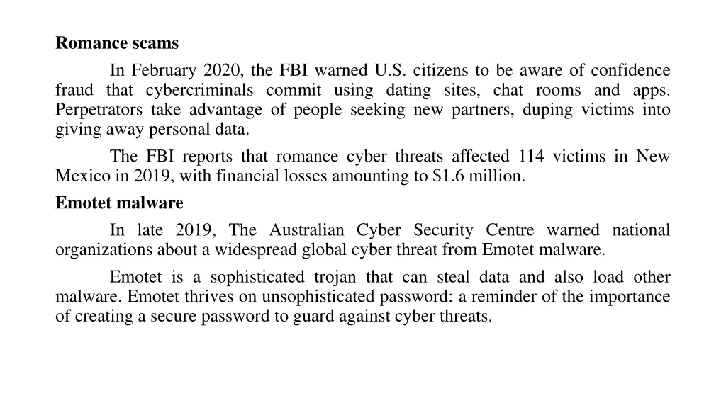 romance scams in february 2020 the fbi warned