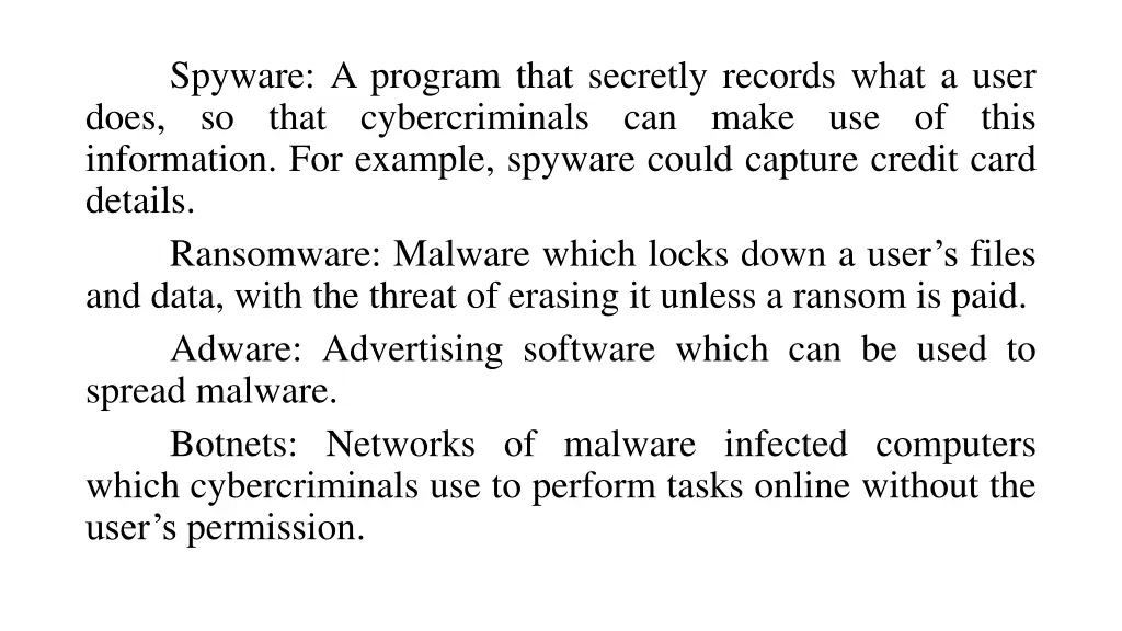 spyware a program that secretly records what